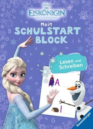 Disney Die Eiskönigin Mein Schulstartblock: Lesen und Schreiben