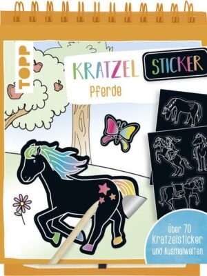 Kratzel-Stickerbuch Pferde