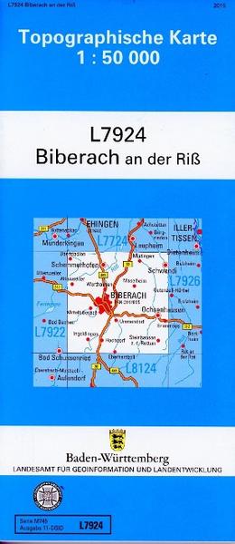 Biberach an der Riß 1 : 50 000