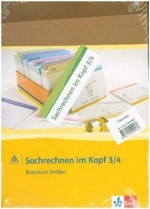 Mathe 2000. Sachrechenkartei 3/4. Sachrechnen im Kopf. Basiskurs Größen.