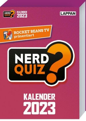 Rocket Beans TV – Nerd Quiz-Kalender 2023 mit Fragen rund um Games