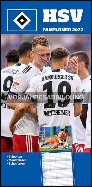 Hamburger SV 2023 - Fanplaner - Fußball-Kalender - Fan-Kalender - 22x45 - Sport