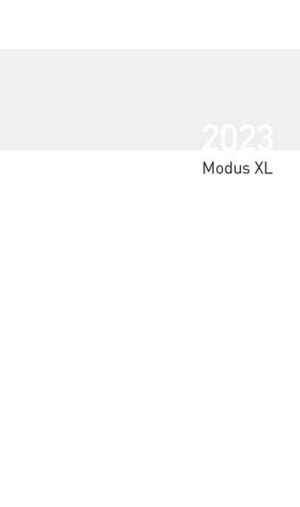 Taschenkalender Modus XL geheftet Einlage 2023