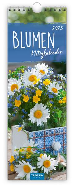 Trötsch Streifenkalender Blumen 2023 - Notizkalender