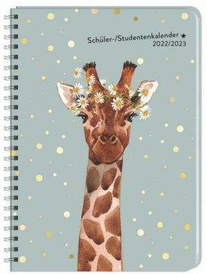 Giraffe Schüler-/Studentenkalender A5 2023