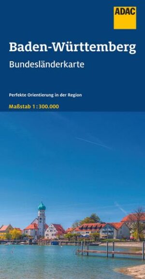ADAC BundesländerKarte Deutschland Blatt 11 Baden-Württemberg 1:300 000