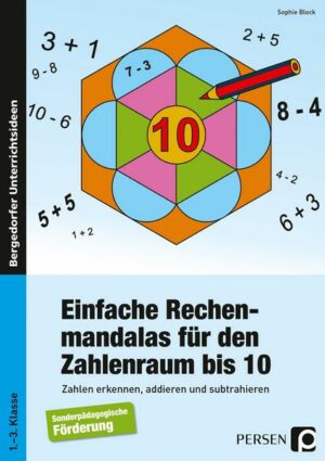 Einfache Rechenmandalas für den Zahlenraum bis 10