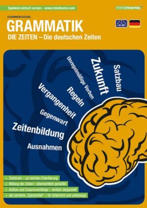 Mindmemo Lernfolder - Die deutschen Zeiten - Deutsche Grammatik Lernhilfe