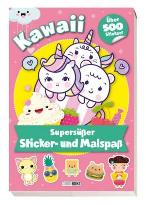 Kawaii: Supersüßer Sticker- und Malspaß