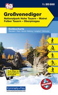 KuF Österreich Outdoorkarte 12 Großvenediger 1 : 35 000