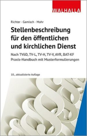 Stellenbeschreibung für den öffentlichen und kirchlichen Dienst