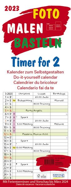 Foto-Malen-Basteln Timer for 2 2023