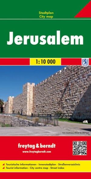 Jerusalem 1 : 10 000. Stadtplan