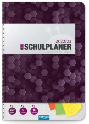 Trötsch Schulplaner Lila 2022/2023