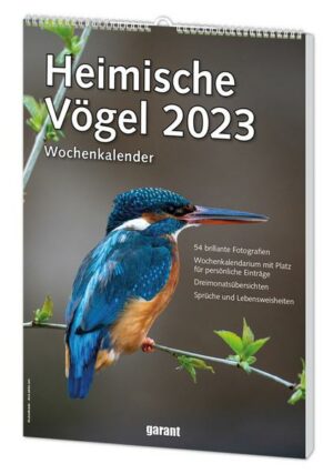 Wochenkalender Heimische Vögel 2023