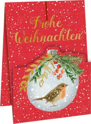 Weihnachtskarten mit Kuvert - Zauberhafte Weihnachten - Pop-up-Karten zum Aufstellen (Marjolein Bastin)