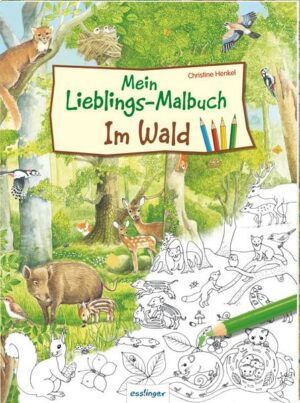 Mein Lieblings-Malbuch – Im Wald