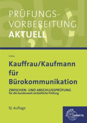 Prüfungsvorber. Kaufmann Bürokomm.