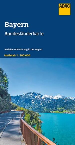 ADAC BundesländerKarte Deutschland Blatt 12 Bayern 1:300 000