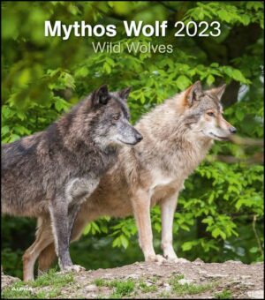 Mythos Wolf 2023 - Foto-Kalender - Wand-Kalender - 30x34