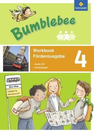 Bumblebee 4 - Förderheft -  Inklusion plus Portfolioheft und Pupil's Audio-CD