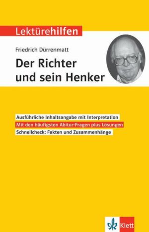 Klett Lektürehilfen Friedrich Dürrenmatt