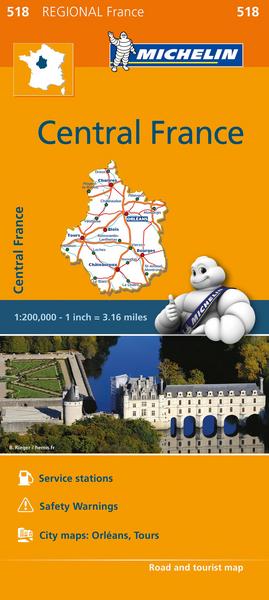 Centre - Michelin Regional Map 518