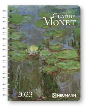 Claude Monet 2023 - Diary - Buchkalender - Taschenkalender - Kunstkalender - 16