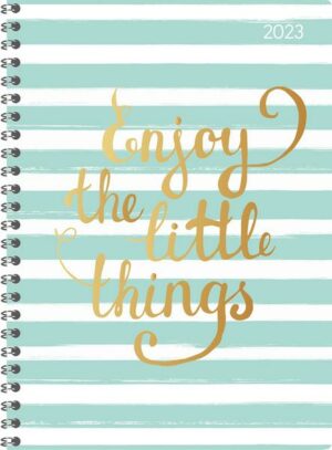 Ladytimer Ringbuch Little Things 2023 - Taschen-Kalender A5 (15x21 cm) - Schüler-Kalender - Weekly - Ringbindung - 128 Seiten - Alpha Edition