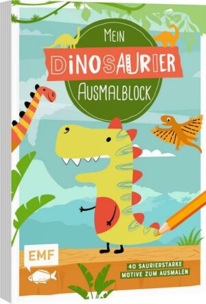 Mein Dinosaurier-Ausmalblock