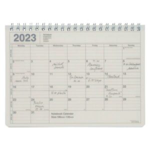 MARK'S 2023 Tischkalender S/Ivory