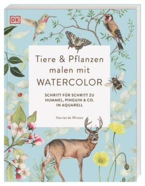 Tiere und Pflanzen malen mit Watercolor