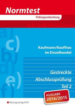 Normtest Kaufmann/Kauffrau im Einzelhandel