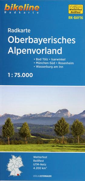 Bikeline Radkarte Oberbayerisches Alpenvorland 1 : 75 000