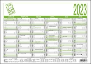 Arbeitstagekalender Recycling 2023 - A4 (29