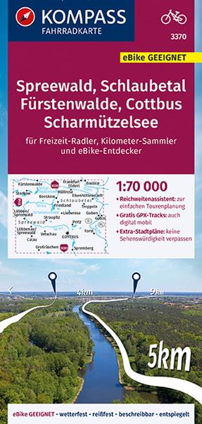 KOMPASS Fahrradkarte 3370 Spreewald