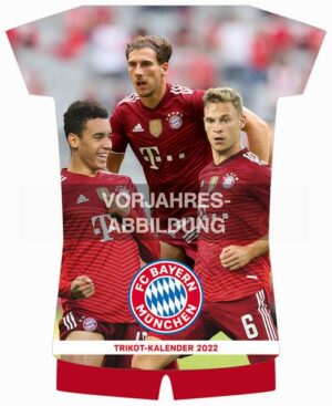 FC Bayern München 2023 - Trikotkalender - Wand-Kalender - Fan-Kalender - Fußball-Kalender - 34
