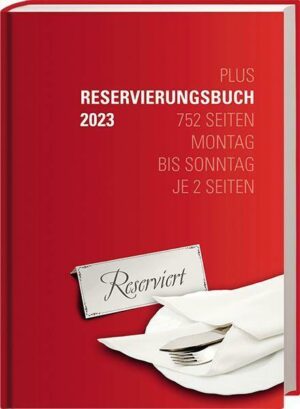 Reservierungsbuch 'Plus' 2023