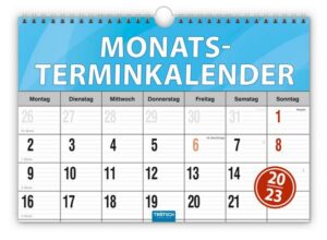 Trötsch Monatsterminer Monatserminkalender 2023