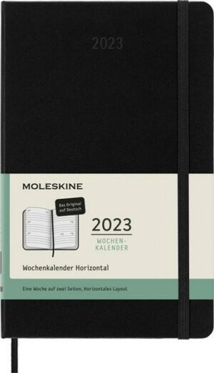 Moleskine 12 Monate Wochenkalender Deutsch 2023