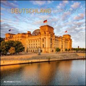 Deutschland 2023 - Broschürenkalender 30x30 cm (30x60 geöffnet) - Kalender mit Platz für Notizen - Wandkalender - Wandplaner - Wandkalender