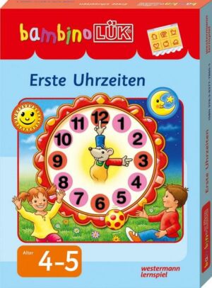 BambinoLÜK-Set. Erste Uhrzeiten: 4 - 5 Jahre