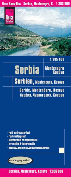 Reise Know-How Landkarte Serbien