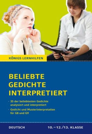 Beliebte Gedichte interpretiert.