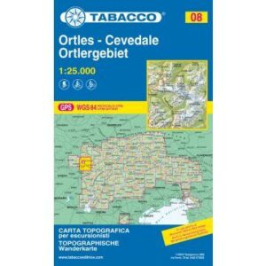 Tabacco Wandern 1 : 25 000 Ortlergebiet