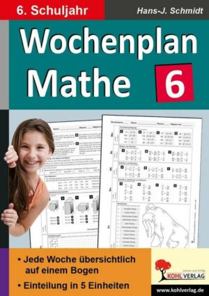 Wochenplan Mathe / Klasse 6