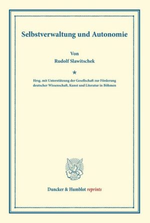 Selbstverwaltung und Autonomie.