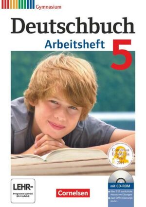 Deutschbuch 5. Schuljahr. Arbeitsheft mit Lösungen und Übungs-CD-ROM. Gymnasium Allgemeine Ausgabe