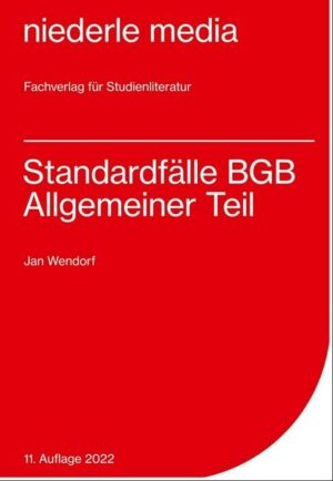 Standardfälle BGB AT - 2022