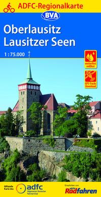ADFC-Regionalkarte Oberlausitz - Lausitzer Seen 1:75.000